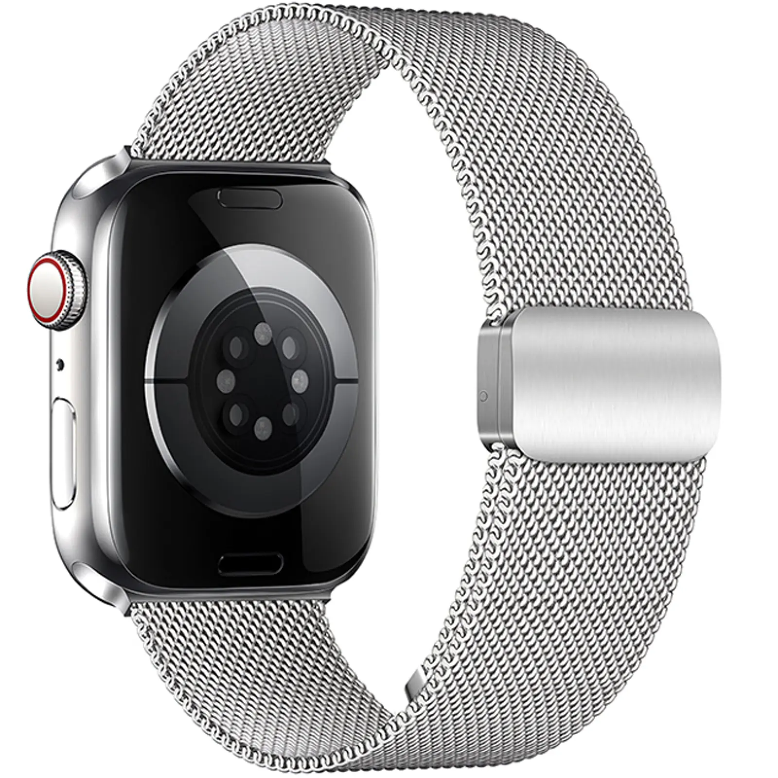 Ремінець Hoco WA26 Milanese Loop Strap для Apple watch 44/45/46/49mm, Silver 1, Метал, купити оптом з доставкою