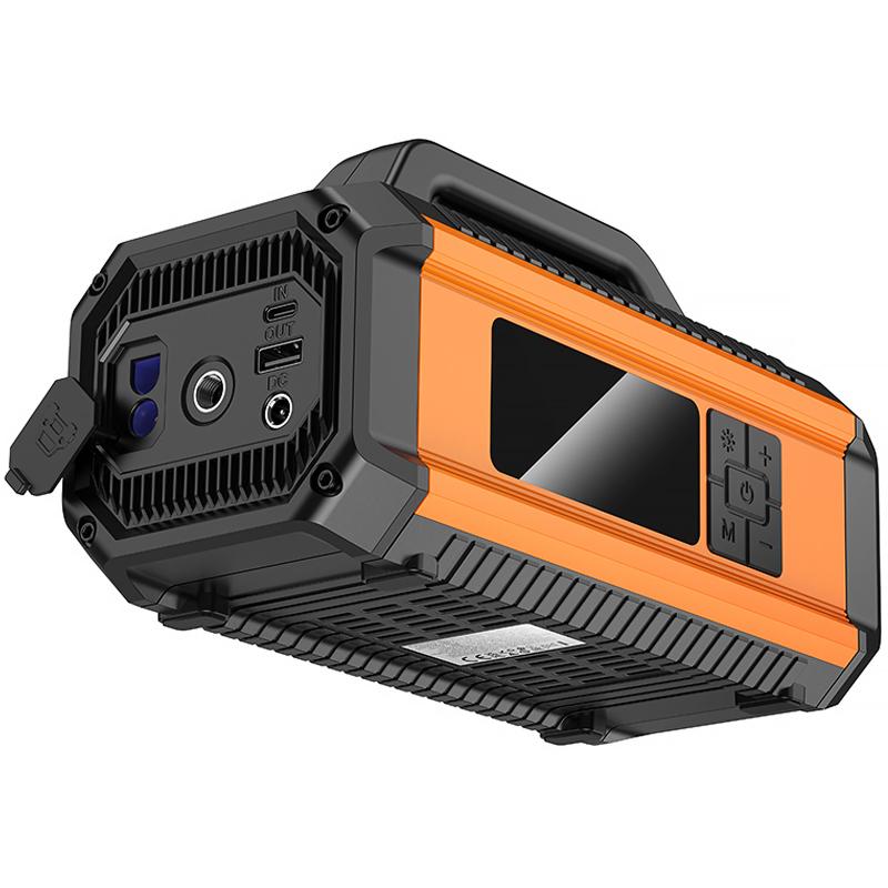 Пусковий пристрій + насос для автомобіля Hoco QS4 Intelligent Starter and Air Pump 10000 mAh на малюнкі №2