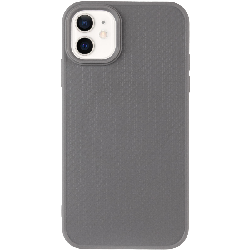 TPU чехол Carbon Protective with Magsafe для Apple iPhone 11 (6.1"), Grey 1, TPU, купить оптом с доставкой