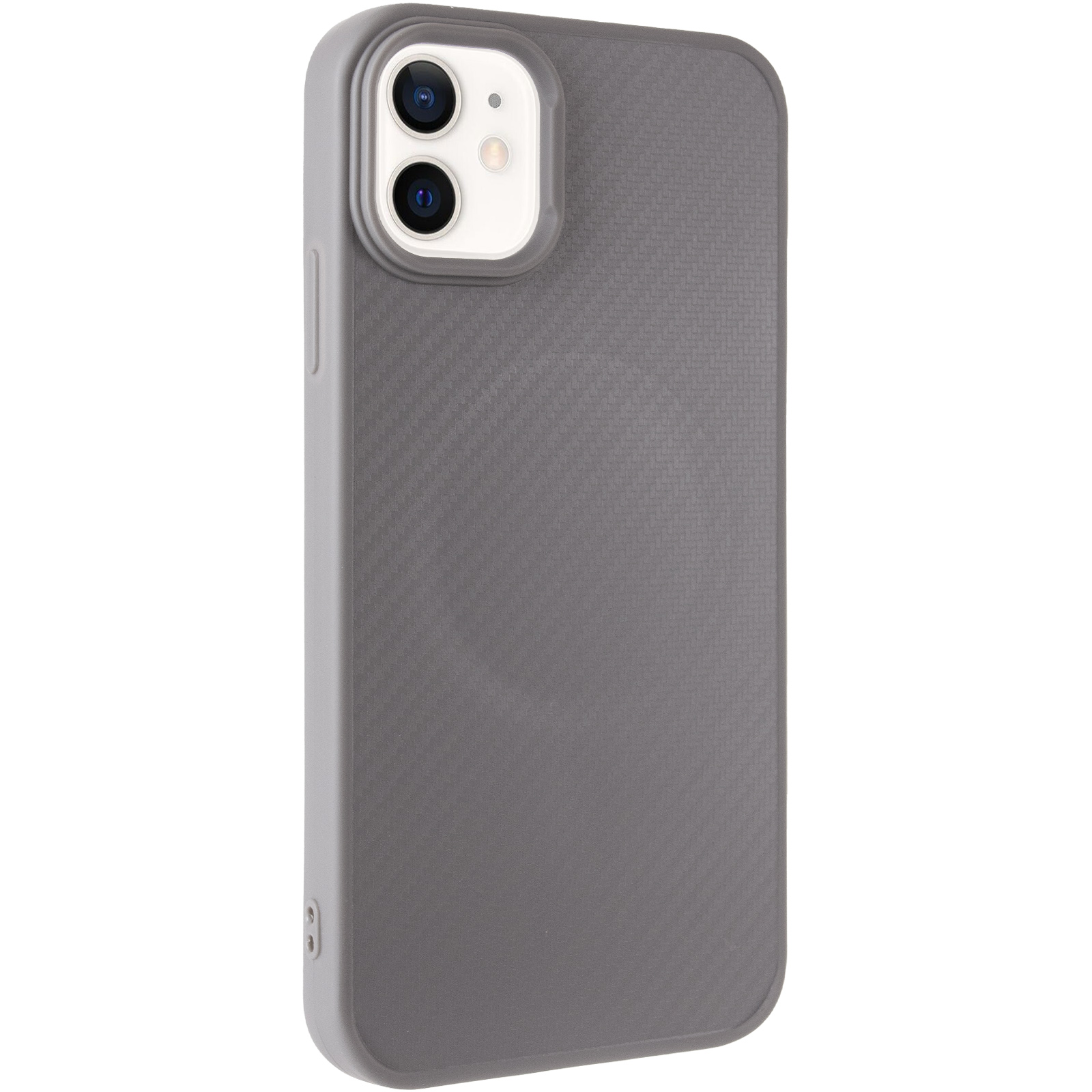 TPU чехол Carbon Protective with Magsafe для Apple iPhone 11 (6.1"), Grey, TPU, купить оптом с доставкой