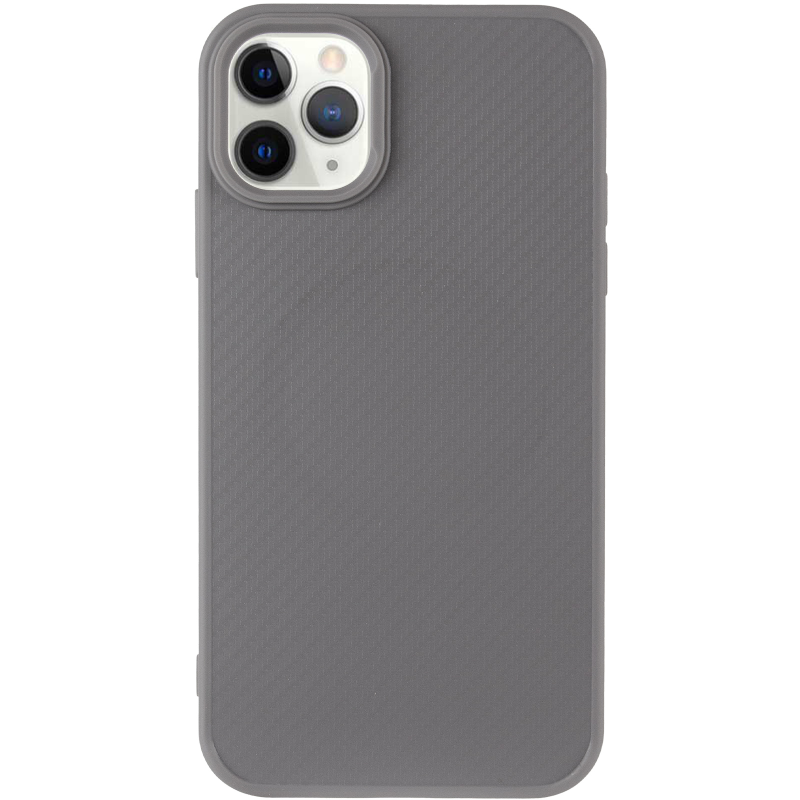 TPU чехол Carbon Protective with Magsafe для Apple iPhone 12 Pro / 12 (6.1"), Grey 1, TPU, купить оптом с доставкой