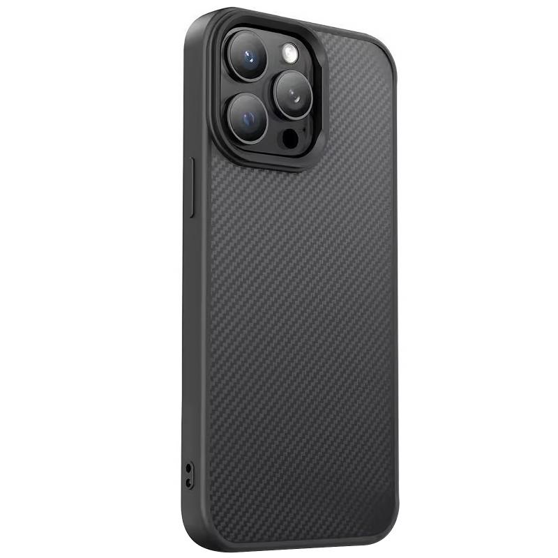 TPU чохол Carbon Protective with Magsafe для Apple iPhone 13 Pro (6.1) на малюнкі №1