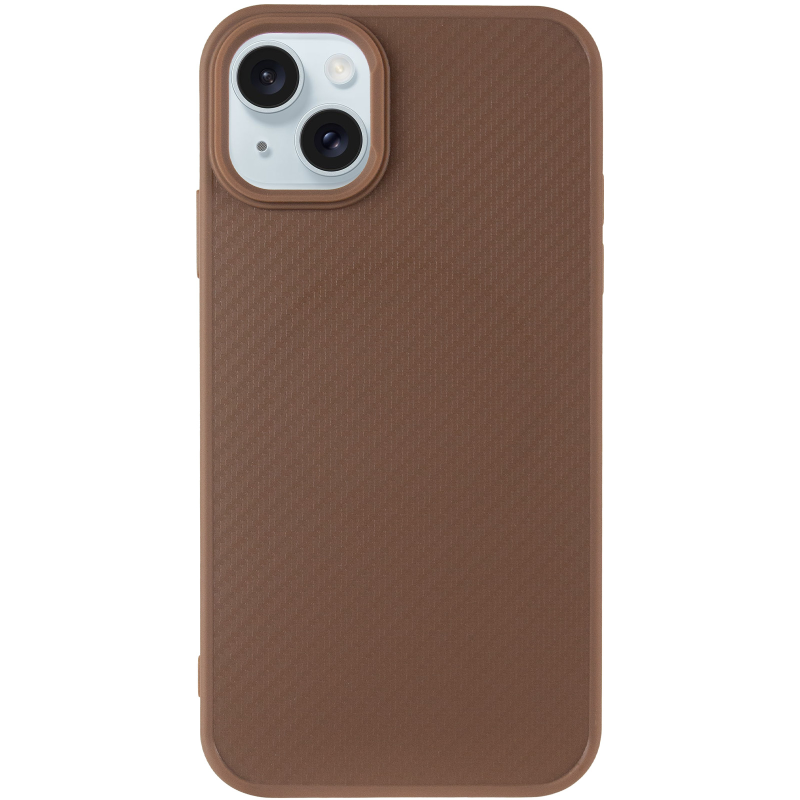 TPU чехол Carbon Protective with Magsafe для Apple iPhone 13 / 14 (6.1"), Coffee 1, TPU, купить оптом с доставкой