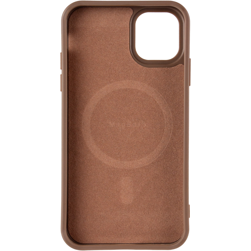 TPU чехол Carbon Protective with Magsafe для Apple iPhone 13 / 14 (6.1"), Coffee 2, TPU, купить оптом с доставкой