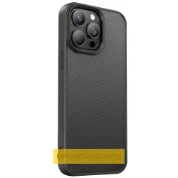 TPU чехол Carbon Protective with Magsafe для Apple iPhone 16 (6.1")