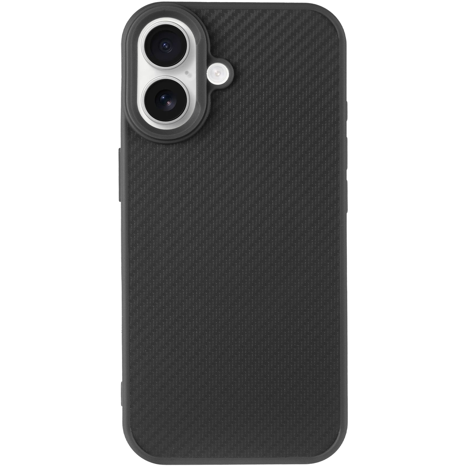 TPU чехол Carbon Protective with Magsafe для Apple iPhone 17 (6.3"), Black 2, TPU, купить оптом с доставкой