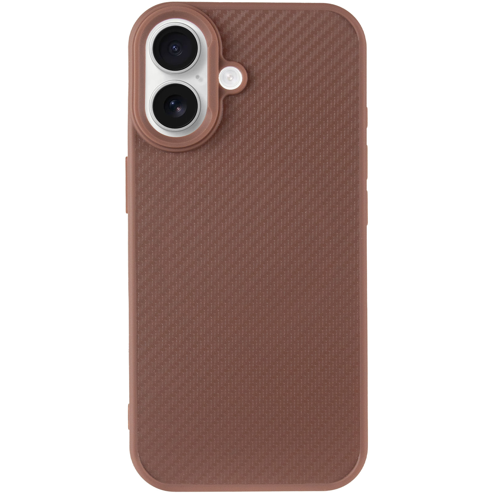 TPU чехол Carbon Protective with Magsafe для Apple iPhone 17 (6.3"), Coffee 1, TPU, купить оптом с доставкой