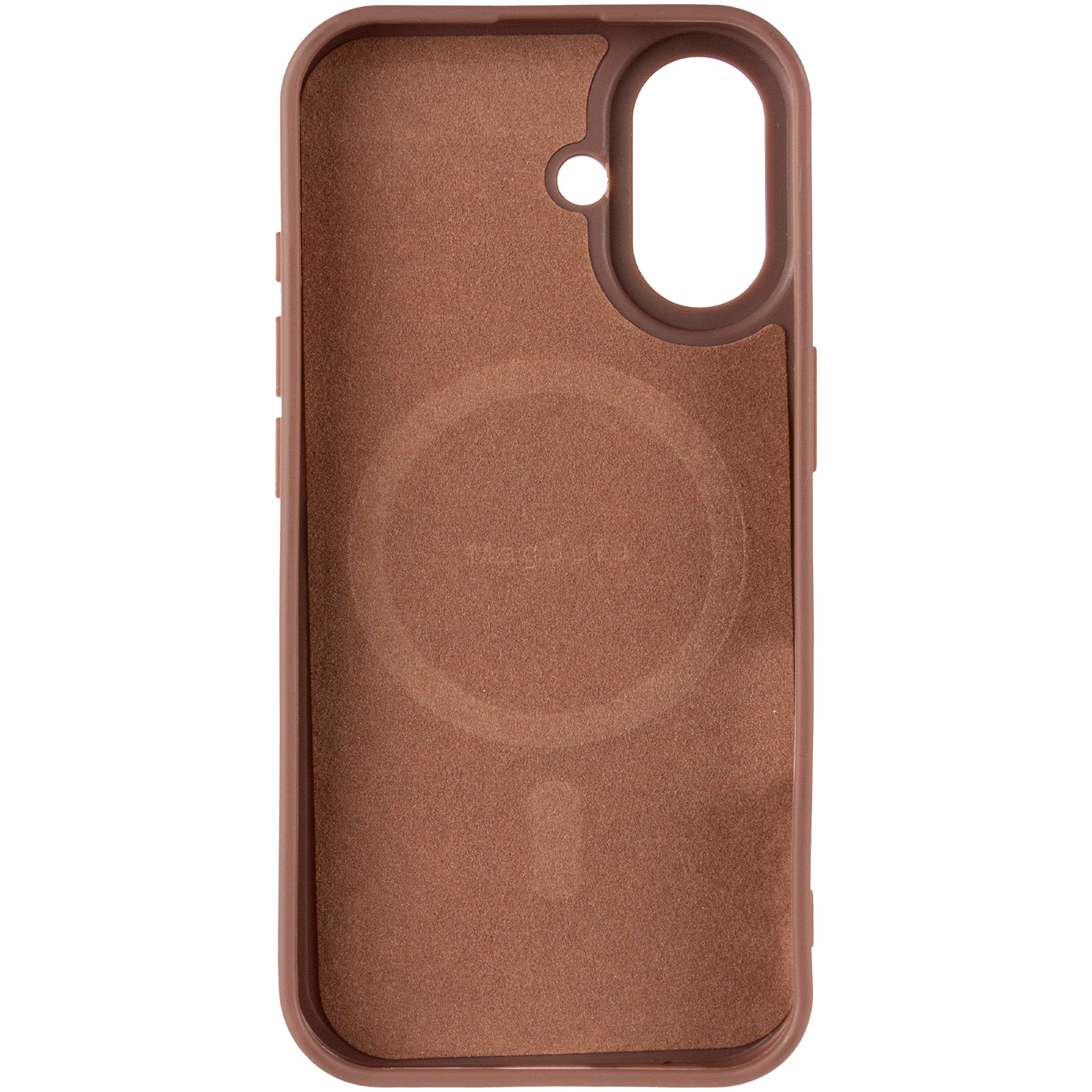 TPU чехол Carbon Protective with Magsafe для Apple iPhone 17 (6.3"), Coffee 2, TPU, купить оптом с доставкой