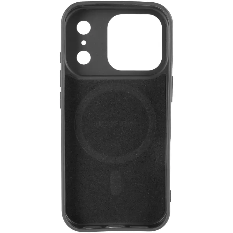 TPU чехол Carbon Protective with Magsafe для Apple iPhone 17 Pro Max (6.9"), Black 2, TPU, купить оптом с доставкой