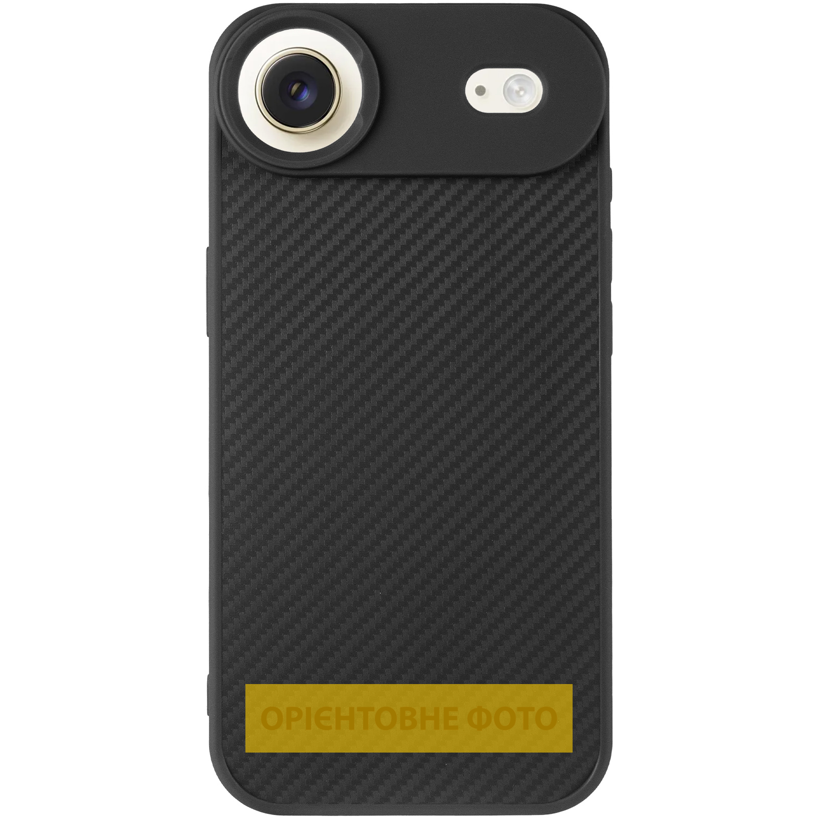 TPU чехол Carbon Protective with Magsafe для Apple iPhone 17 Air (6.5"), Black 2, TPU, купить оптом с доставкой