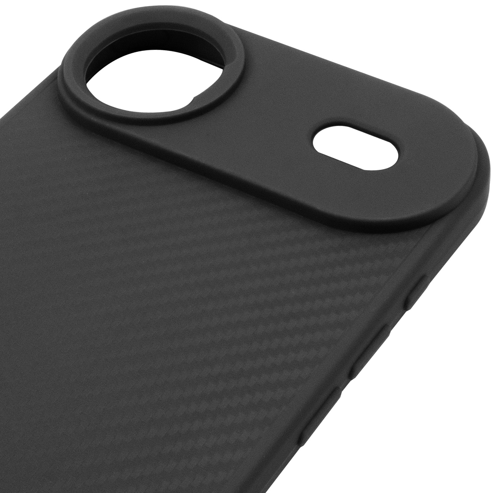 TPU чехол Carbon Protective with Magsafe для Apple iPhone 17 Air (6.5"), Black 4, TPU, купить оптом с доставкой
