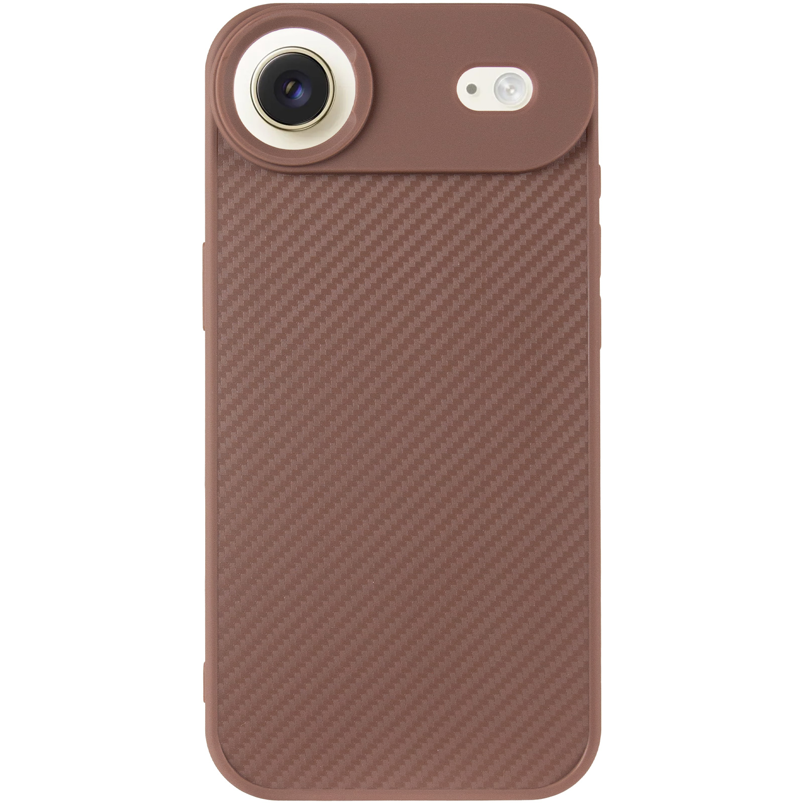 TPU чехол Carbon Protective with Magsafe для Apple iPhone 17 Air (6.5"), Coffee 1, TPU, купить оптом с доставкой