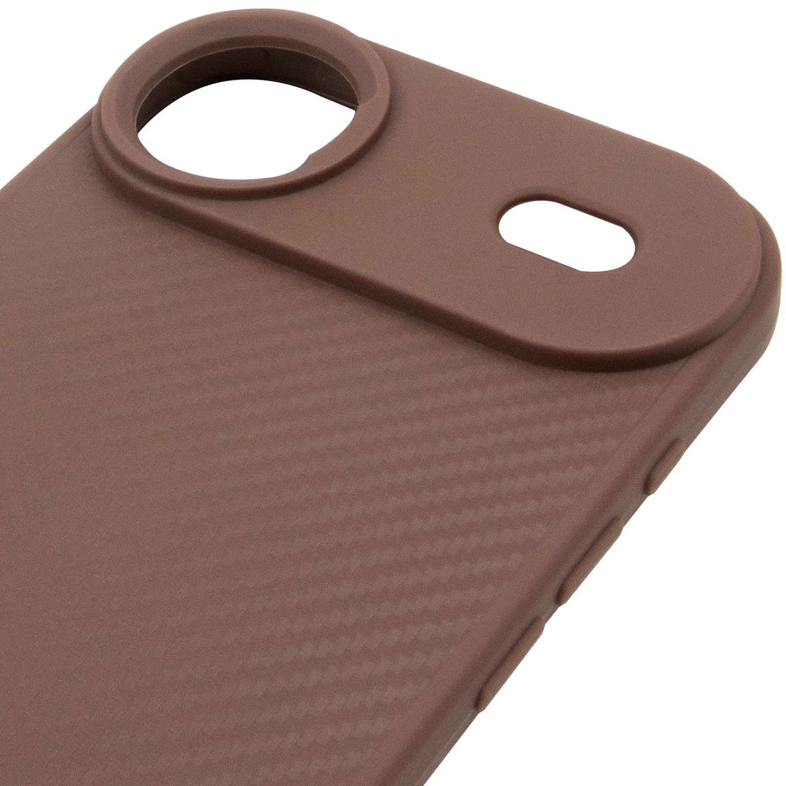 TPU чехол Carbon Protective with Magsafe для Apple iPhone 17 Air (6.5"), Coffee 3, TPU, купить оптом с доставкой
