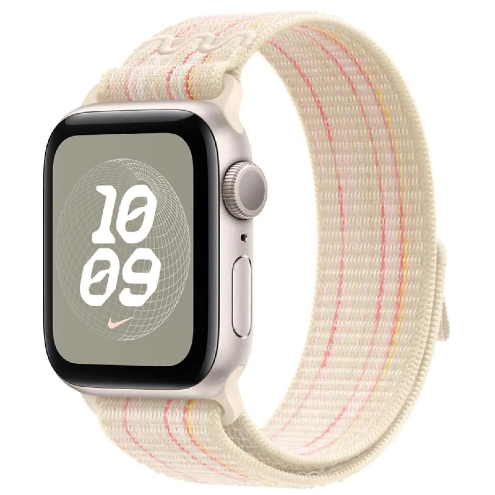 Ремешок Nylon Sport Loop для Apple Watch 38/40/41/42mm(ser.10), Starlight / Pink 1, Нейлон, купить оптом с доставкой