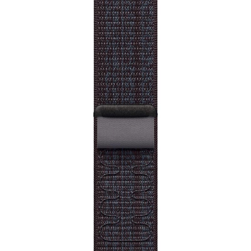 Ремешок Nylon Sport Loop для Apple Watch 42(ser.1-3)/44/45/46/49mm, Black / Blue, Нейлон, купить оптом с доставкой