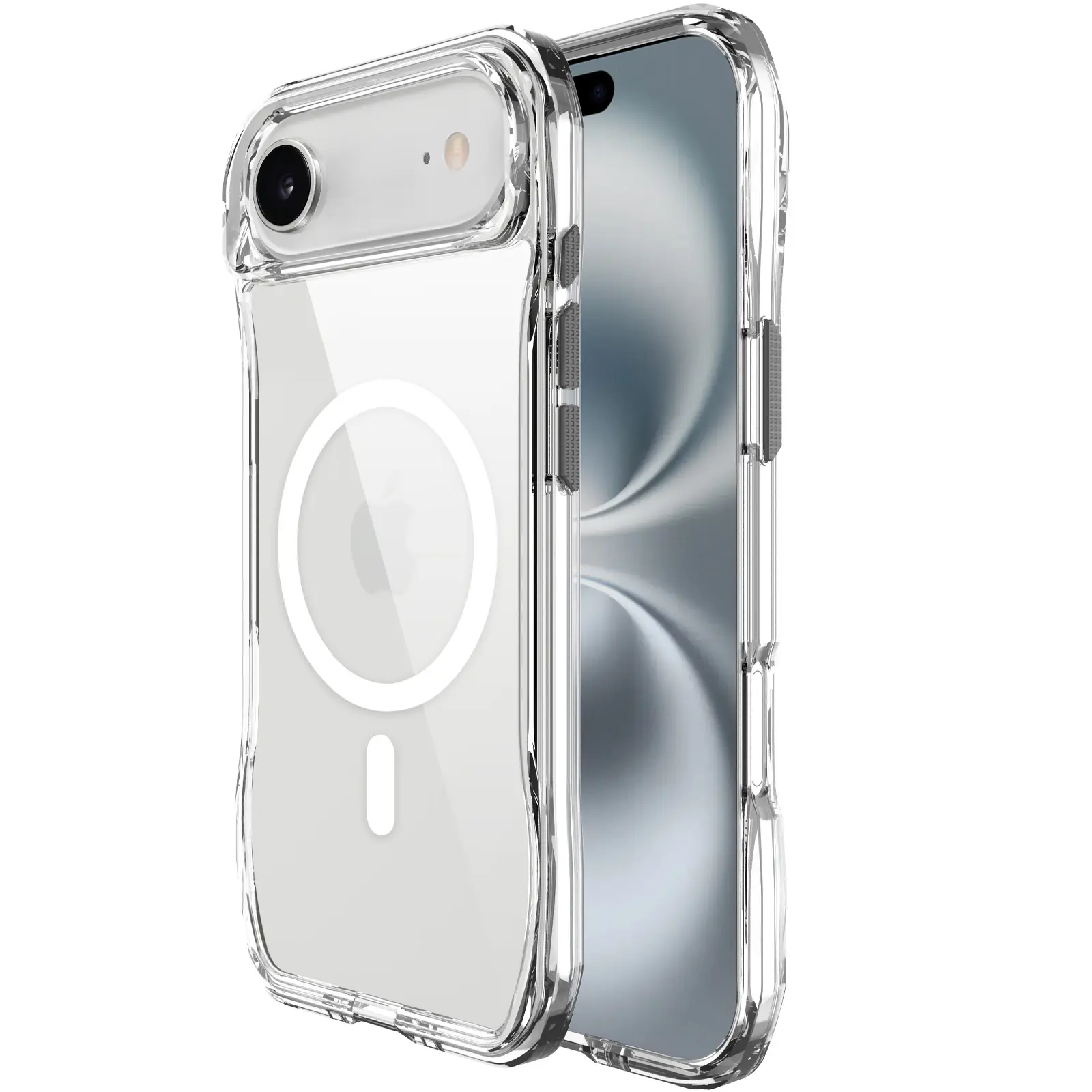 Чехол TPU Space Octagon with MagSafe для Apple iPhone 17 Air (6.5"), Clear 1, TPU, купить оптом с доставкой