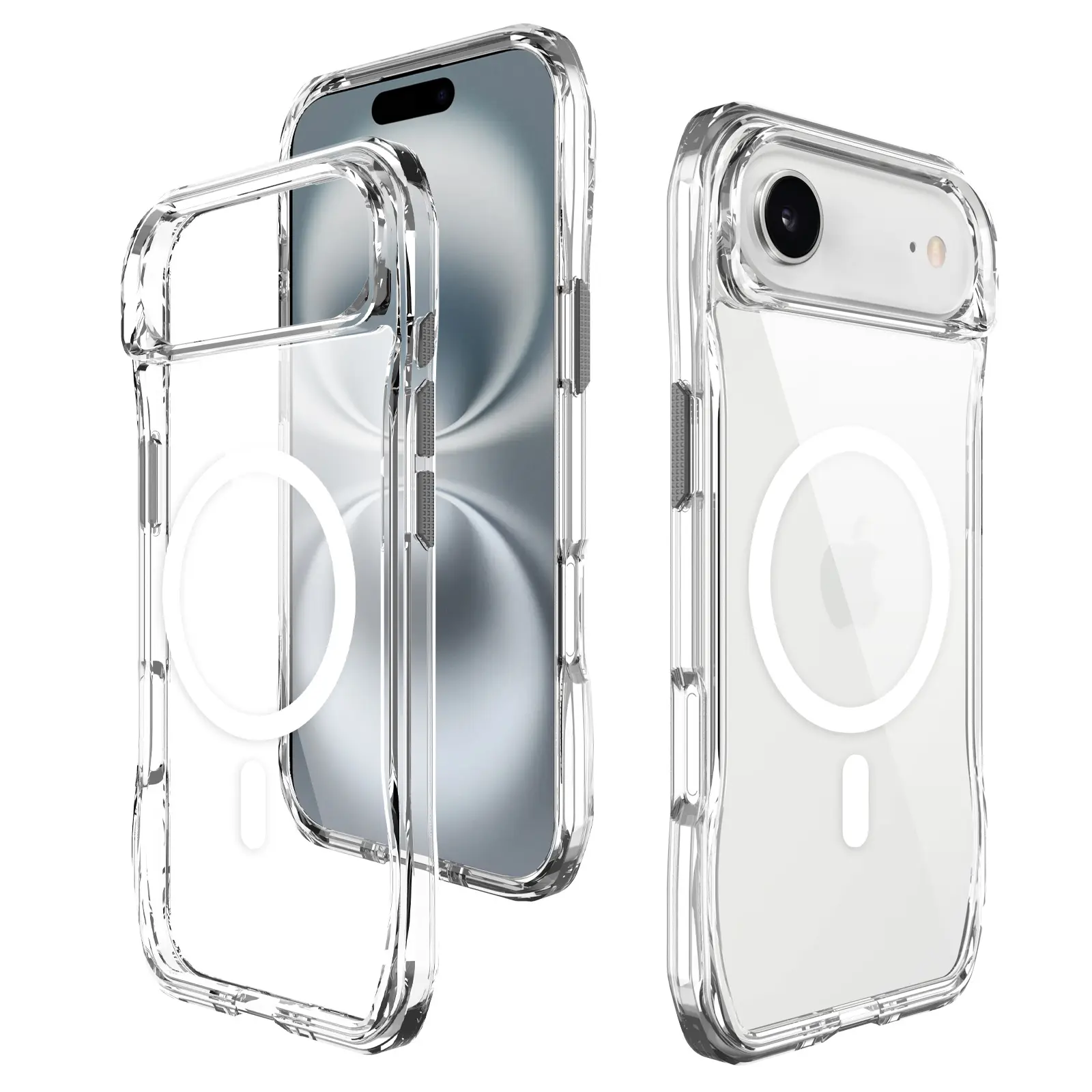 Чехол TPU Space Octagon with MagSafe для Apple iPhone 17 Air (6.5"), Clear 3, TPU, купить оптом с доставкой