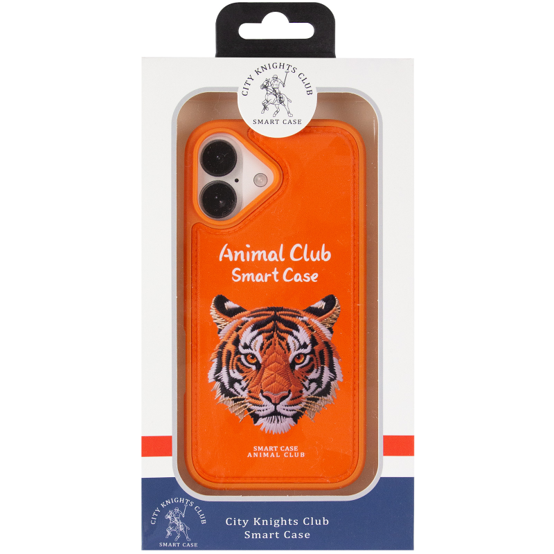 TPU+PC чохол Animal Club для Apple iPhone 16 (6.1"), Hermes Orange 5, TPU+PC, купити оптом з доставкою