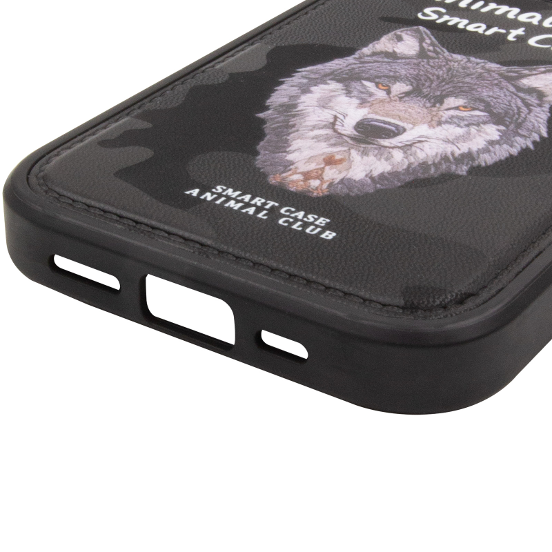 TPU+PC чохол Animal Club для Apple iPhone 16 Pro (6.3"), Black 4, TPU+PC, купити оптом з доставкою