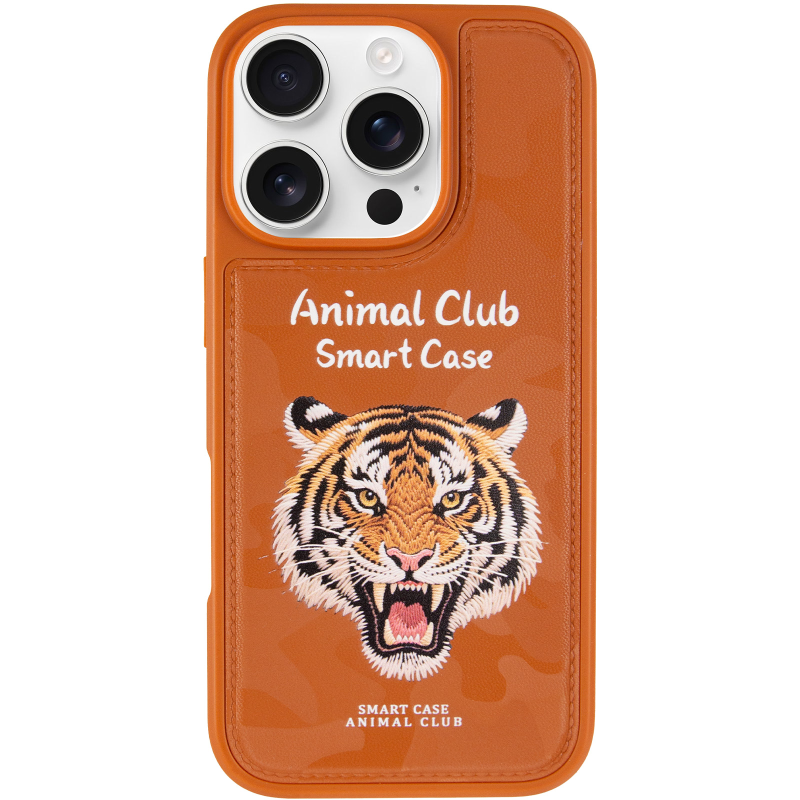 TPU+PC чохол Animal Club для Apple iPhone 16 Pro (6.3"), Chocolate Brown 1, TPU+PC, купити оптом з доставкою