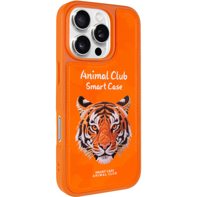 TPU+PC чохол Animal Club для Apple iPhone 16 Pro (6.3"), Hermes Orange 1, TPU+PC, купити оптом з доставкою