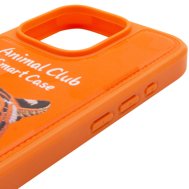 TPU+PC чохол Animal Club для Apple iPhone 16 Pro (6.3"), Hermes Orange 3, TPU+PC, купити оптом з доставкою