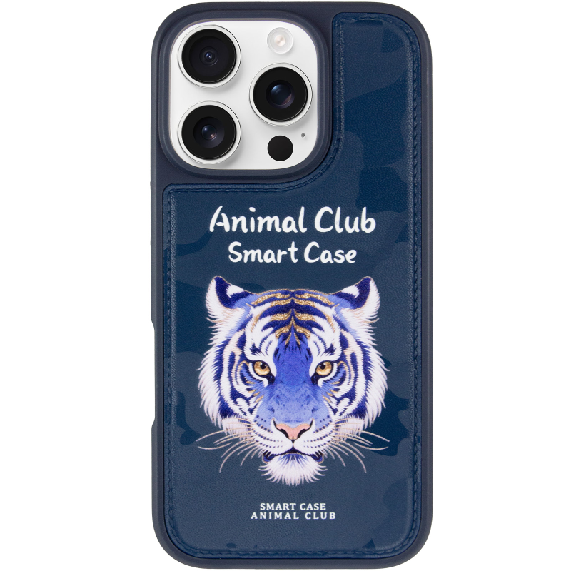 TPU+PC чохол Animal Club для Apple iPhone 16 Pro (6.3"), Royal Blue 1, TPU+PC, купити оптом з доставкою