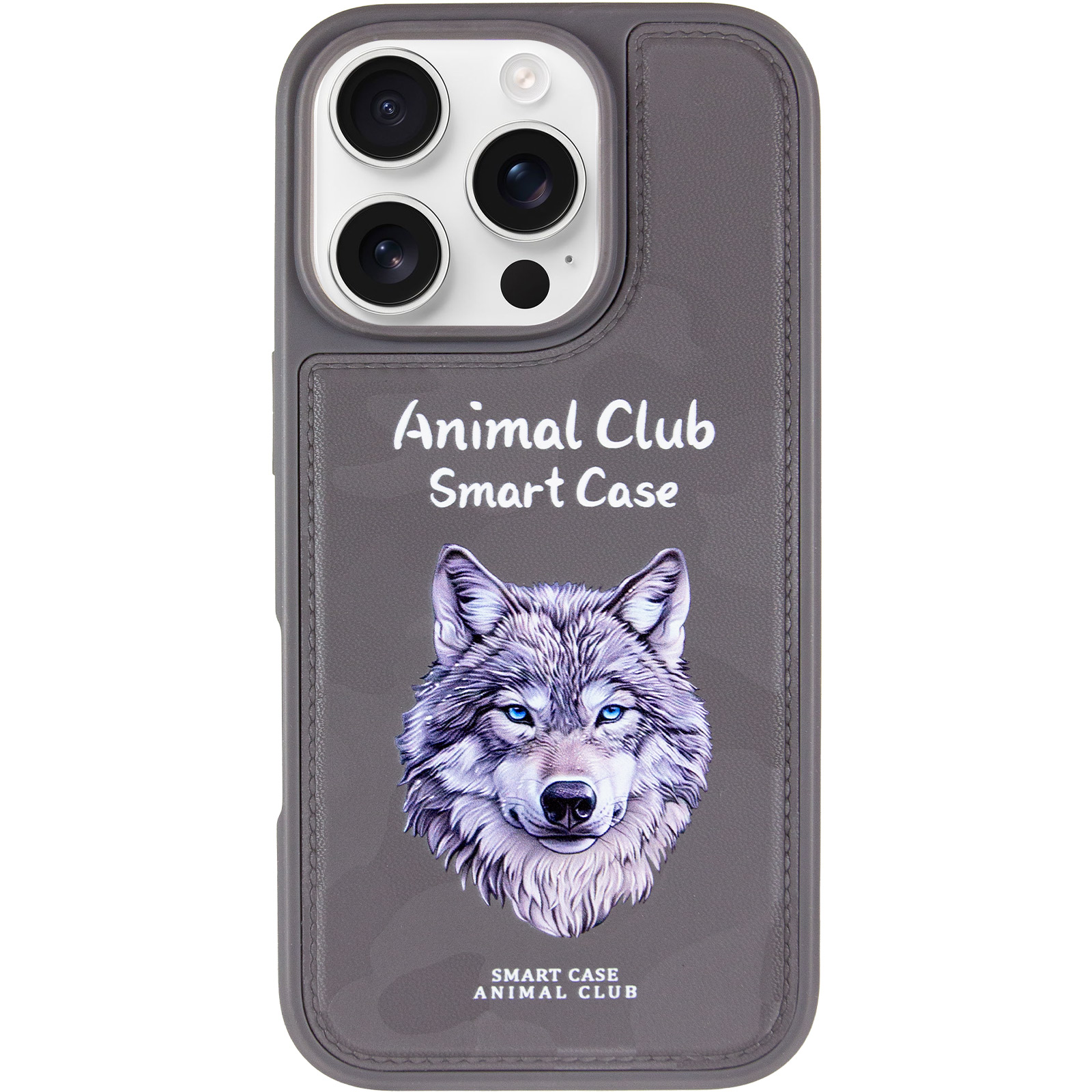TPU+PC чохол Animal Club для Apple iPhone 16 Pro (6.3"), Titanium Gray 1, TPU+PC, купити оптом з доставкою