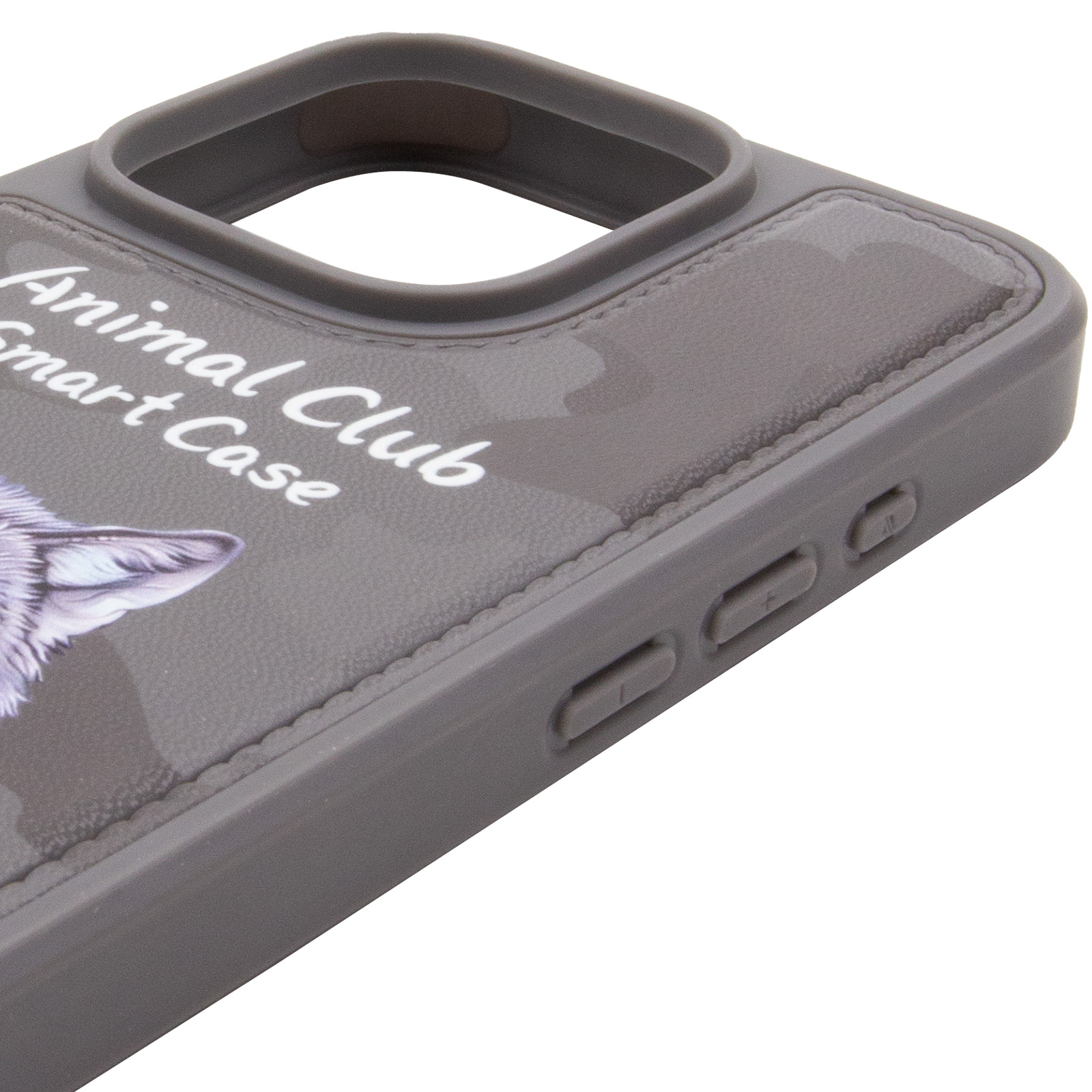 TPU+PC чохол Animal Club для Apple iPhone 16 Pro (6.3"), Titanium Gray 3, TPU+PC, купити оптом з доставкою