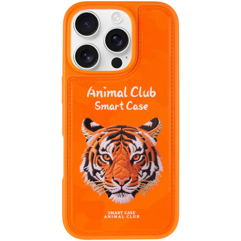 TPU+PC чохол Animal Club для Apple iPhone 16 Pro Max (6.9"), Hermes Orange 1, TPU+PC, купити оптом з доставкою