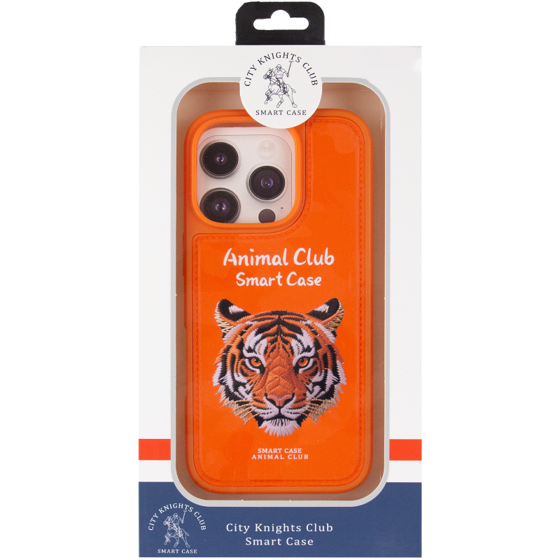 TPU+PC чохол Animal Club для Apple iPhone 16 Pro Max (6.9"), Hermes Orange 5, TPU+PC, купити оптом з доставкою