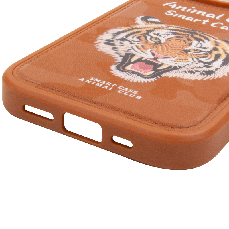 TPU+PC чохол Animal Club для Apple iPhone 17 (6.3"), Chocolate Brown 4, TPU+PC, купити оптом з доставкою