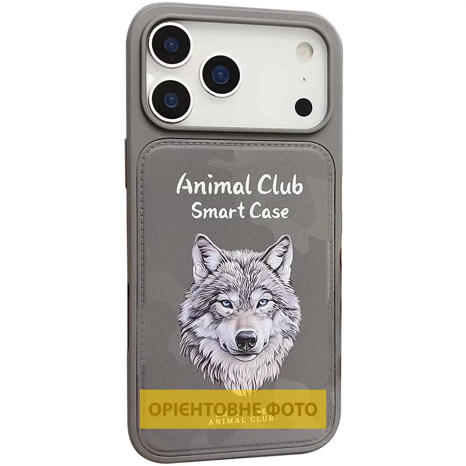 TPU+PC чохол Animal Club для Apple iPhone 17 (6.3"), Titanium Gray, TPU+PC, купити оптом з доставкою
