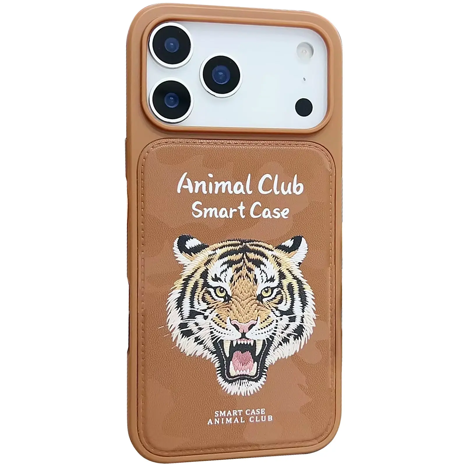 TPU+PC чохол Animal Club для Apple iPhone 17 Pro (6.3"), Chocolate Brown, TPU+PC, купити оптом з доставкою