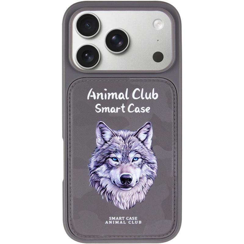 TPU+PC чохол Animal Club для Apple iPhone 17 Pro (6.3"), Titanium Gray 1, TPU+PC, купити оптом з доставкою