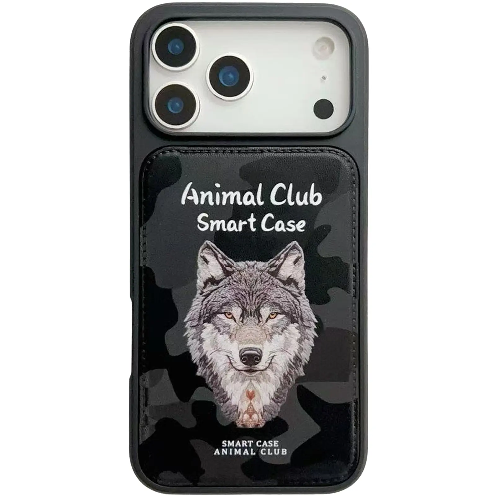 TPU+PC чохол Animal Club для Apple iPhone 17 Pro Max (6.9"), Black 1, TPU+PC, купити оптом з доставкою