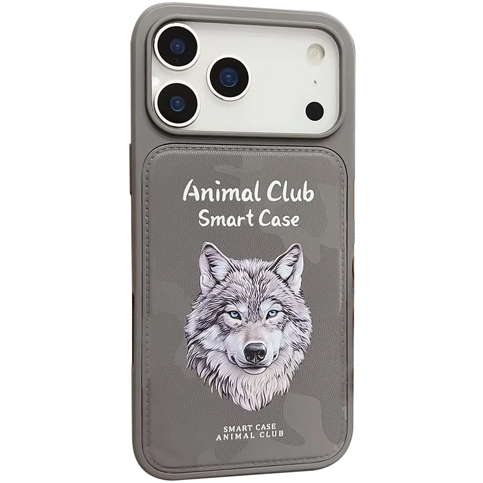 TPU+PC чохол Animal Club для Apple iPhone 17 Pro Max (6.9"), Titanium Gray, TPU+PC, купити оптом з доставкою