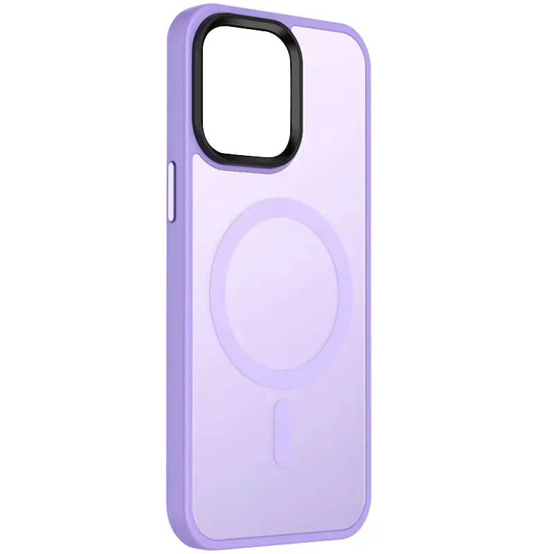 Чехол Ummi Colorful with MagSafe для Apple iPhone 13 / 14 (6.1"), Сиреневый / Light Purple, TPU+PC, купить оптом с доставкой