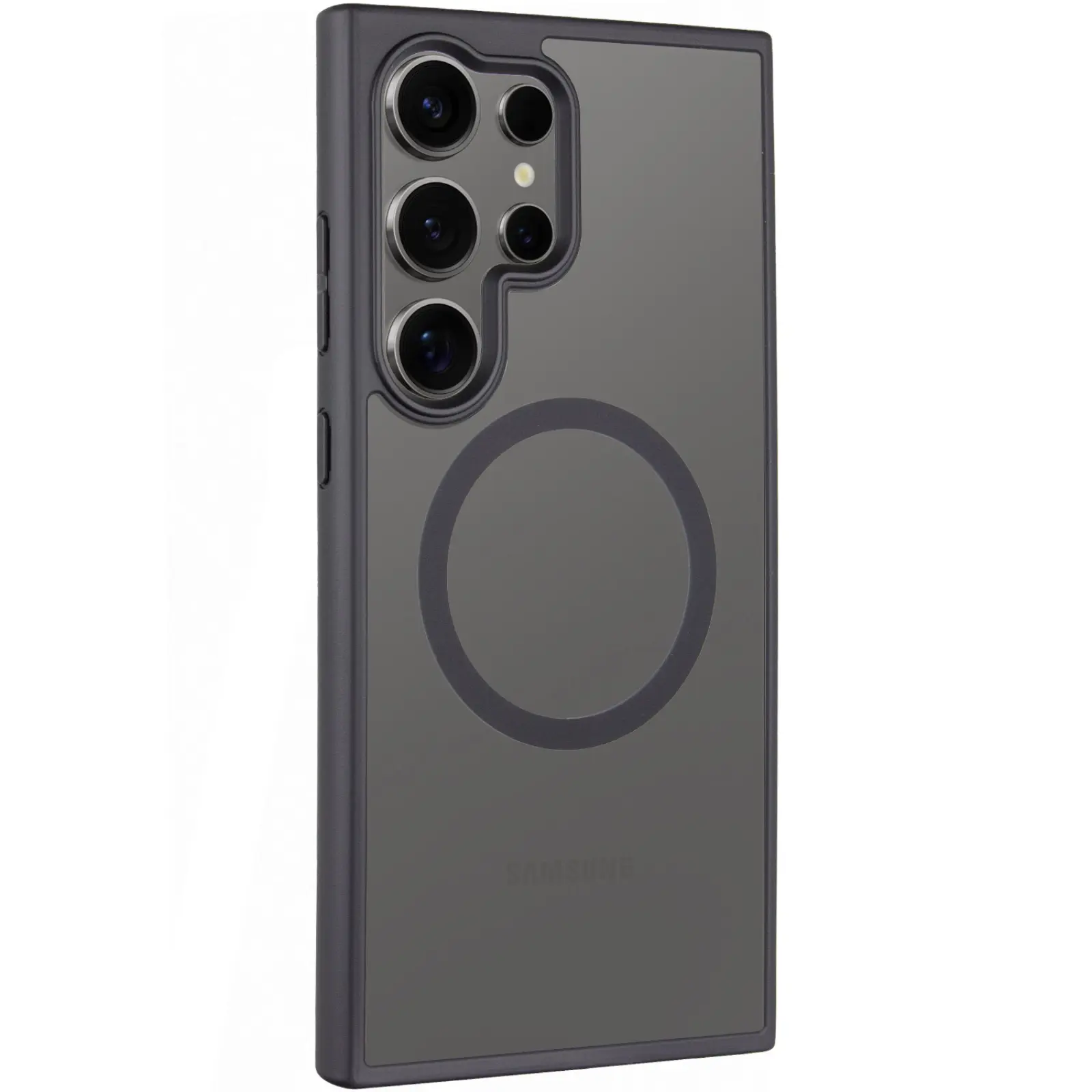 Чохол Ummi Colorful with MagSafe для Samsung Galaxy S24 Ultra, Чорний / Black, TPU+PC, купити оптом з доставкою