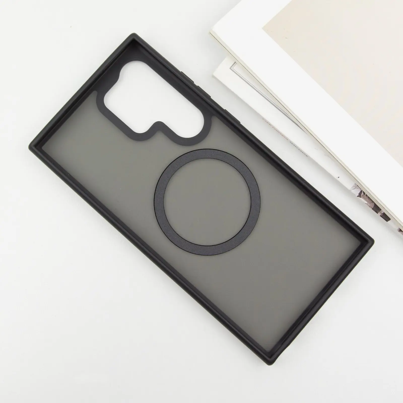 Чохол Ummi Colorful with MagSafe для Samsung Galaxy S24 Ultra, Чорний / Black 2, TPU+PC, купити оптом з доставкою