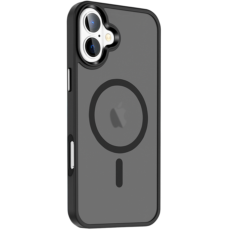 Чехол Ummi Colorful with MagSafe для Apple iPhone 16 (6.1"), Черный / Black 1, TPU+PC, купить оптом с доставкой
