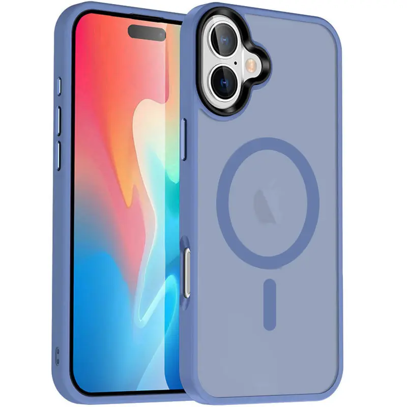 Чехол Ummi Colorful with MagSafe для Apple iPhone 16 Plus (6.7"), Голубой / Sierra Blue, TPU+PC, купить оптом с доставкой