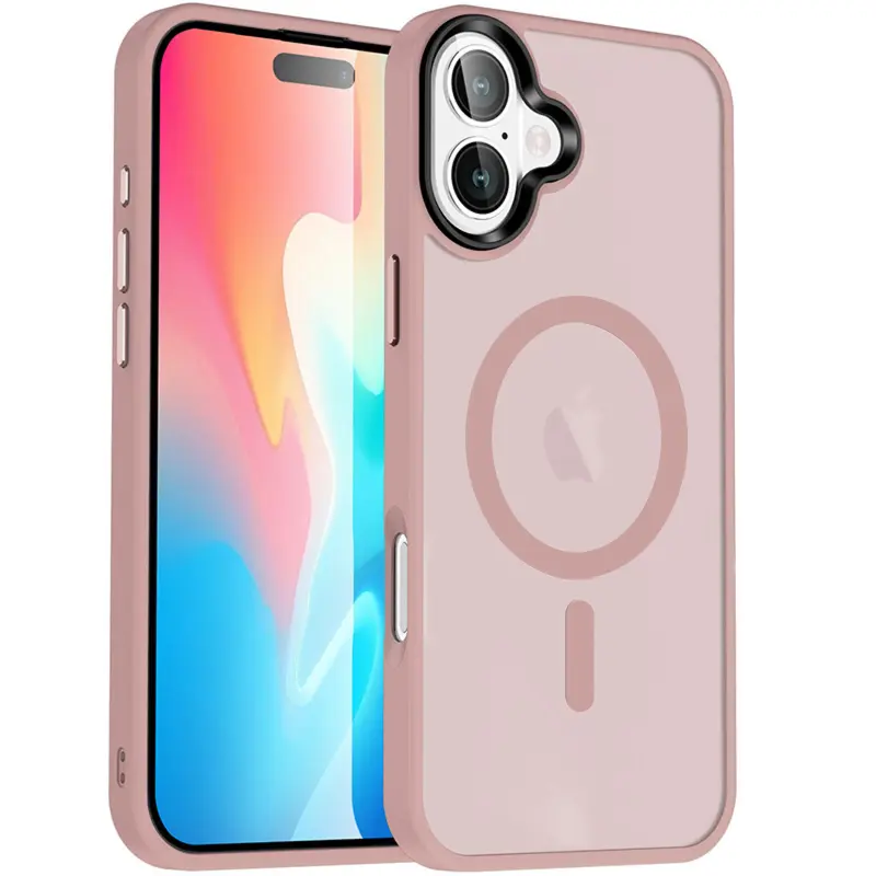 Чехол Ummi Colorful with MagSafe для Apple iPhone 16 Plus (6.7"), Розовый / Pink, TPU+PC, купить оптом с доставкой