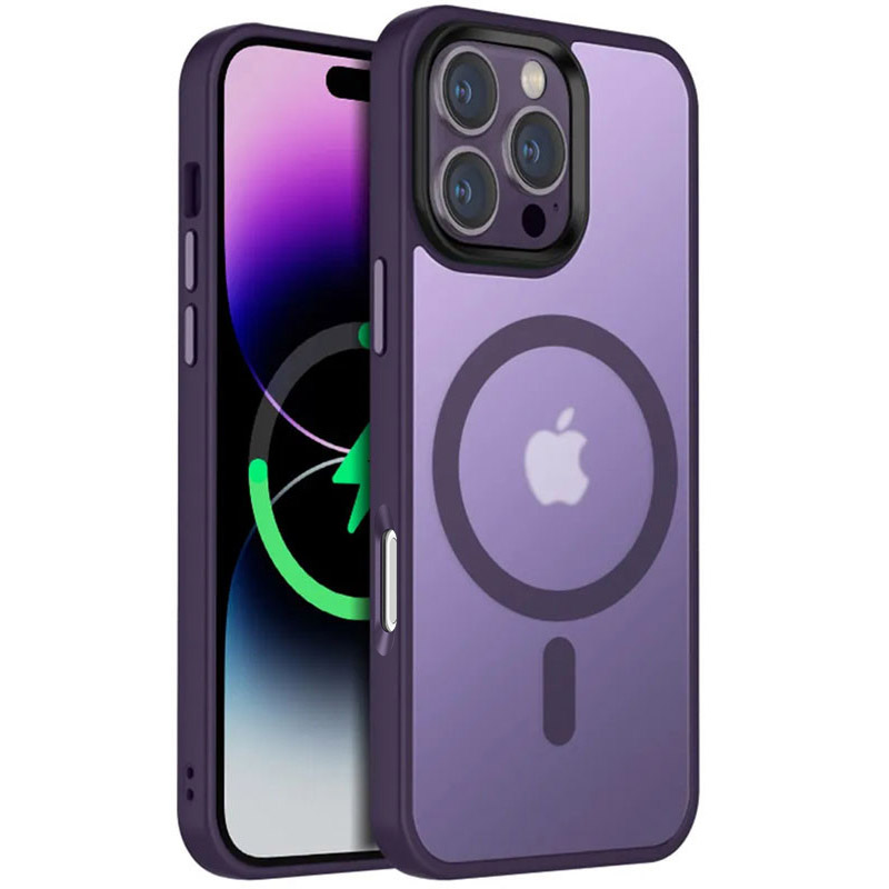 Чехол Ummi Colorful with MagSafe для Apple iPhone 16 Pro Max (6.9"), Темно-фиолетовый / Dark Purple, TPU+PC, купить оптом с доставкой