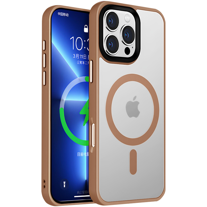 Чехол Ummi Colorful with MagSafe для Apple iPhone 16 Pro Max (6.9"), Золотой / Gold, TPU+PC, купить оптом с доставкой