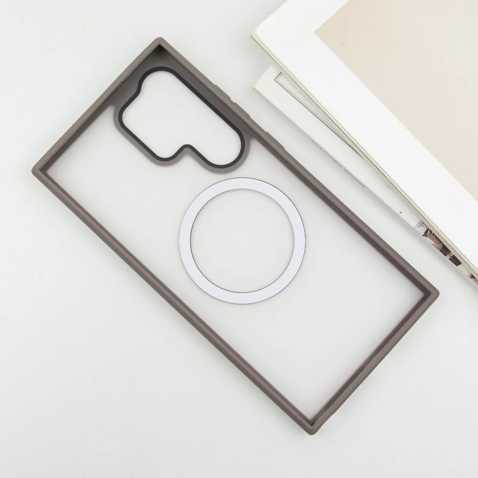 Чохол Ummi Colorful with MagSafe для Samsung Galaxy S25 Ultra, Сірий / Grey 2, TPU+PC, купити оптом з доставкою