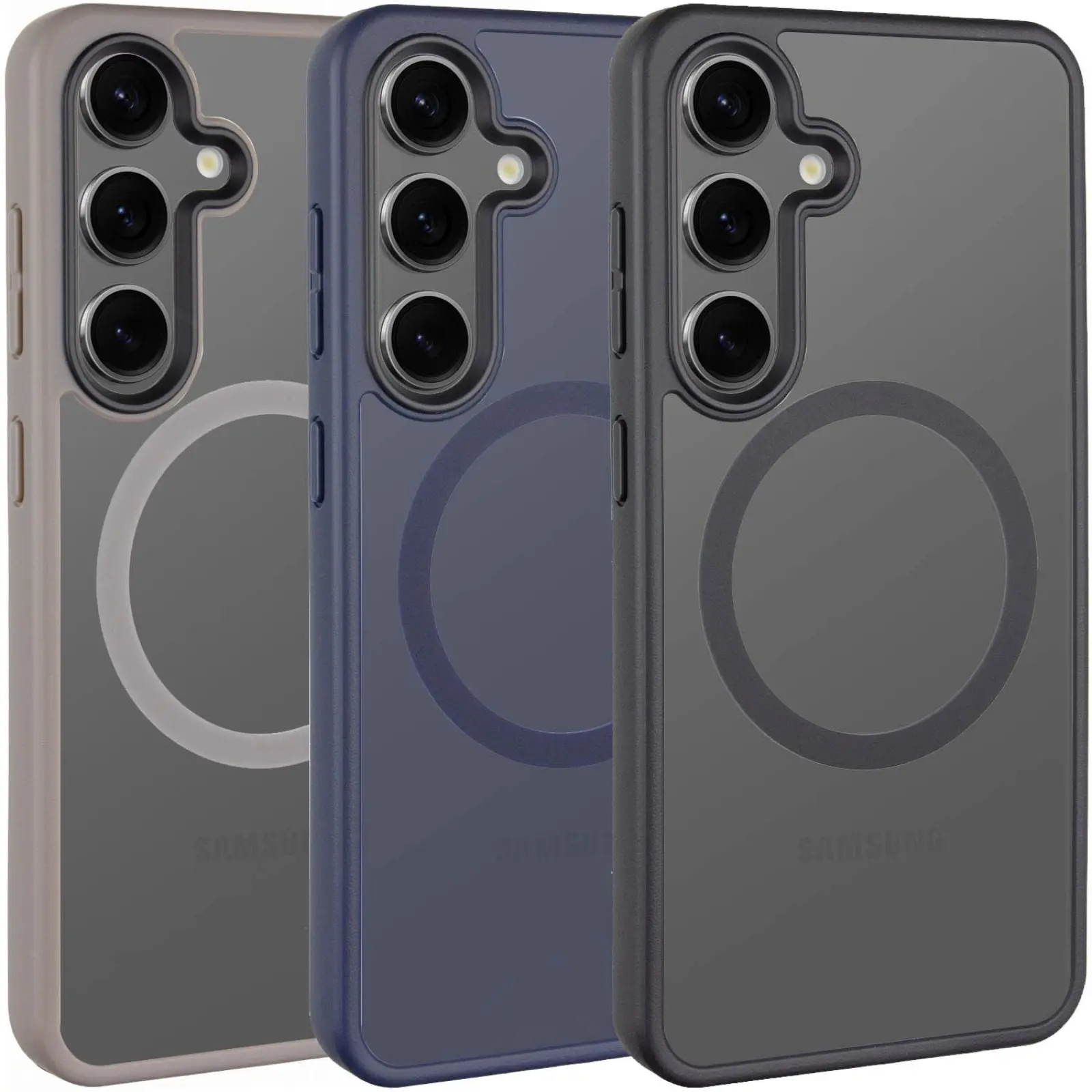 Чохол Ummi Colorful with MagSafe для Samsung Galaxy S25, TPU+PC, купити оптом з доставкою