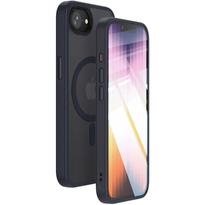 Чехол Ummi Colorful with MagSafe для Apple iPhone 16e / 17e (6.1"), Синий / Navy Blue, TPU+PC, купить оптом с доставкой