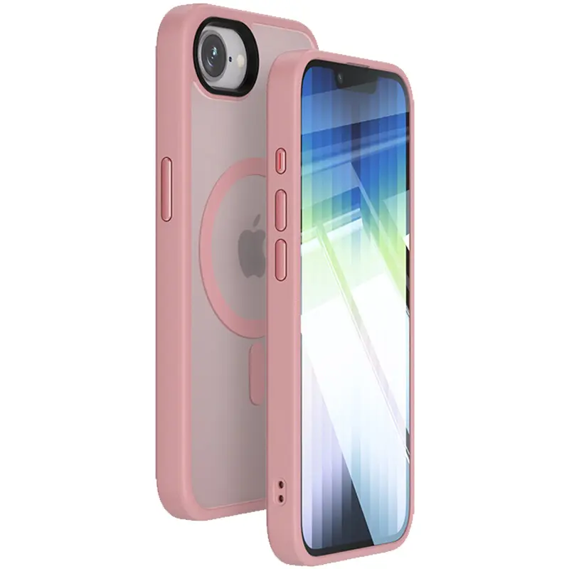 Чехол Ummi Colorful with MagSafe для Apple iPhone 16e / 17e (6.1"), Розовый / Pink, TPU+PC, купить оптом с доставкой