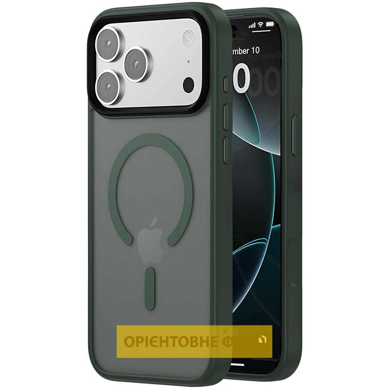 Чехол Ummi Colorful with MagSafe для Apple iPhone 17 (6.3"), Зеленый / Dark Green, TPU+PC, купить оптом с доставкой